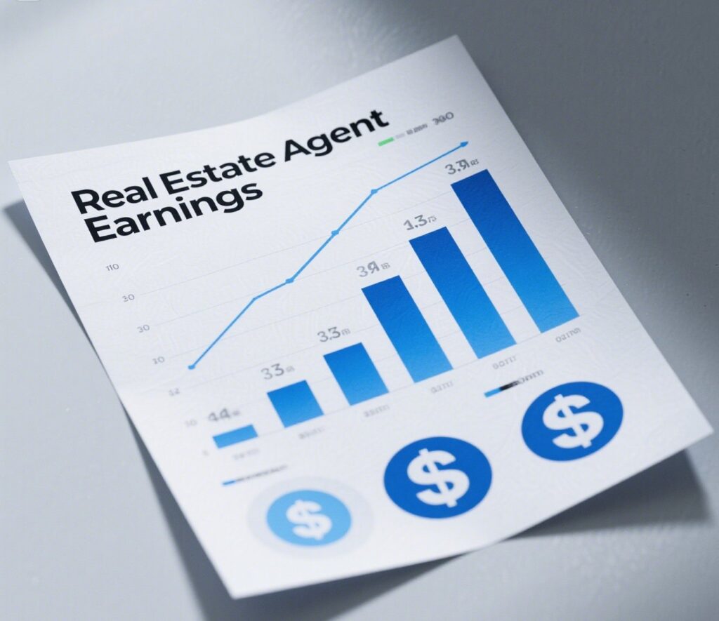 how much do real estate agents make​
