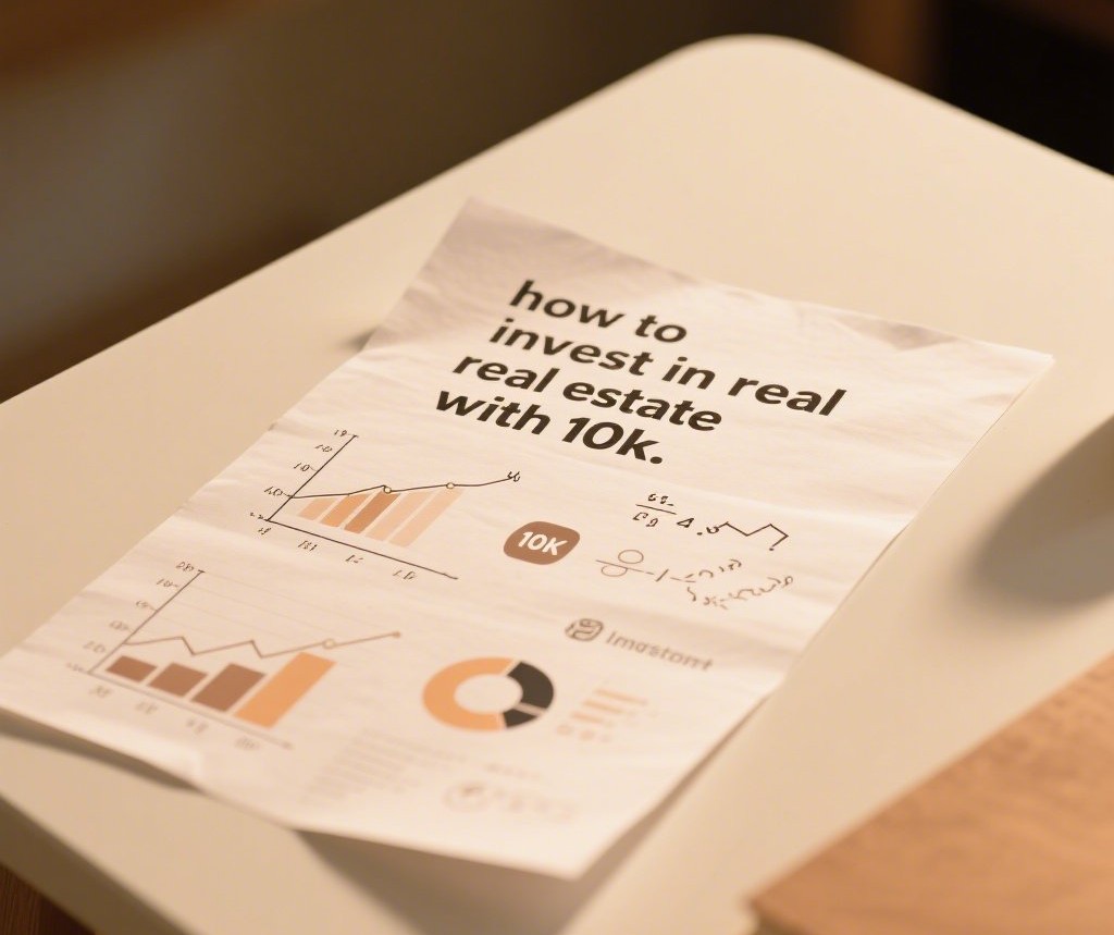 ​how to invest in real estate with 10k​